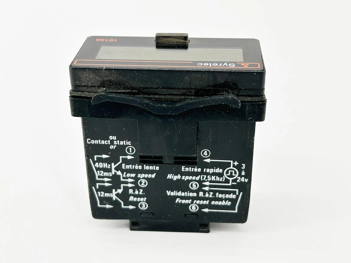 Used New Syrelec 10108 Totalizing Counter 12Ms 3-24V 40Hz