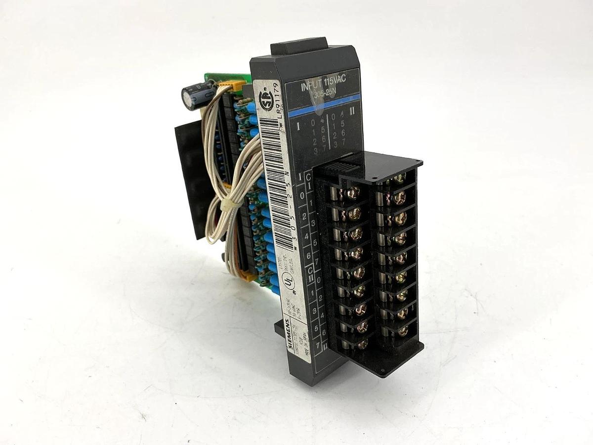 Used Siemens TI305-25N Input Module 115VAC 16-Point 80-265VAC 50/60HZ 8-25mA 305-25N