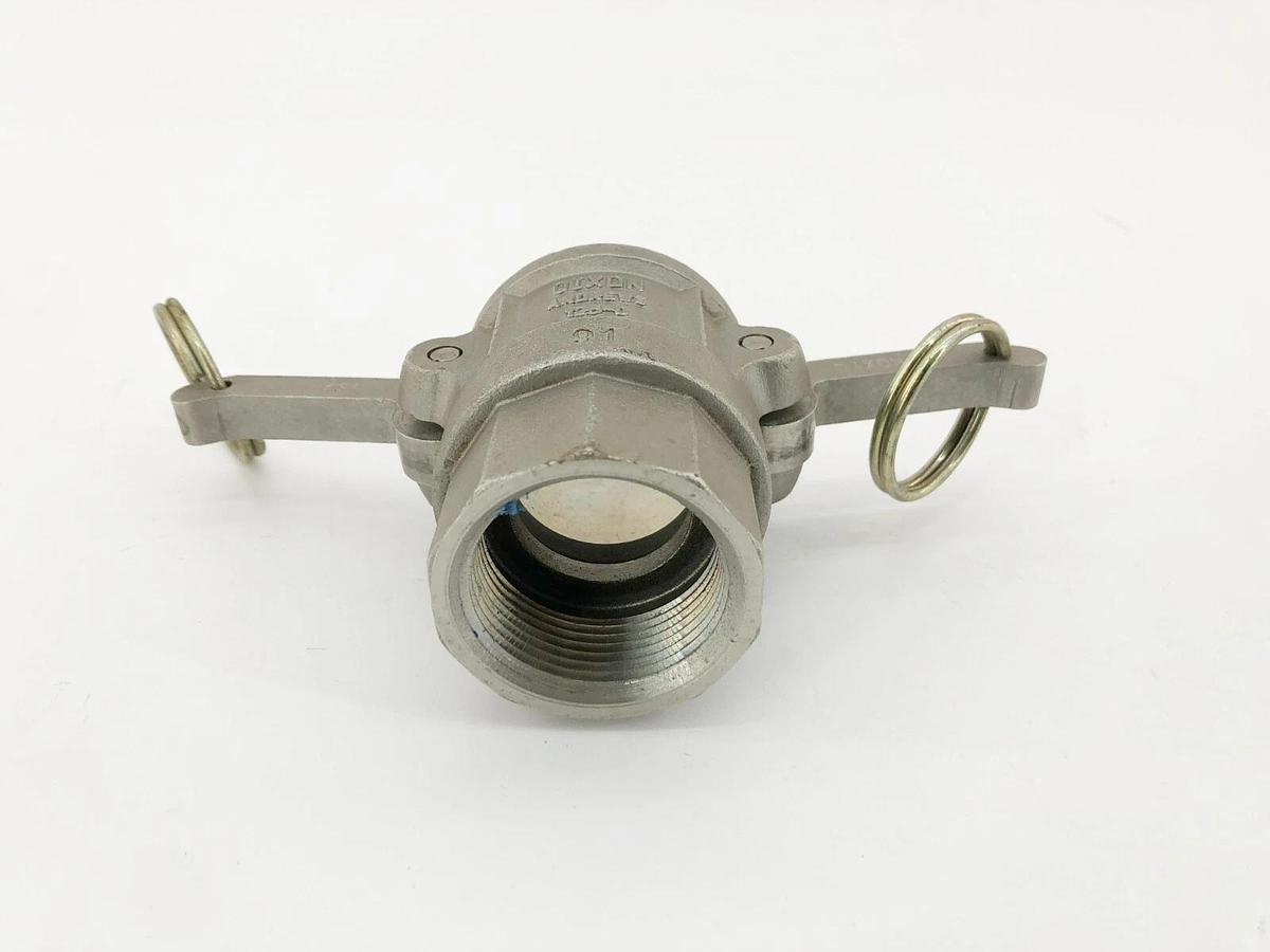 New Dixon Valves 125-D-SS Cam & Groove Type D Coupler 1-1/4" Stainless