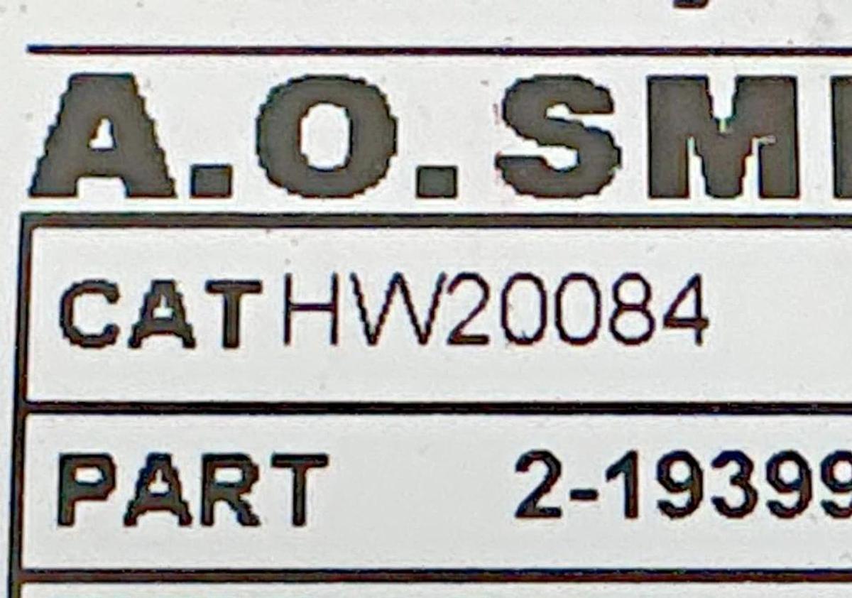 Used AO Smith HW20084 Century AC Motor 2-193997-03 HP-1/12 FR-48YZ 1725RPM 2.7A 115V