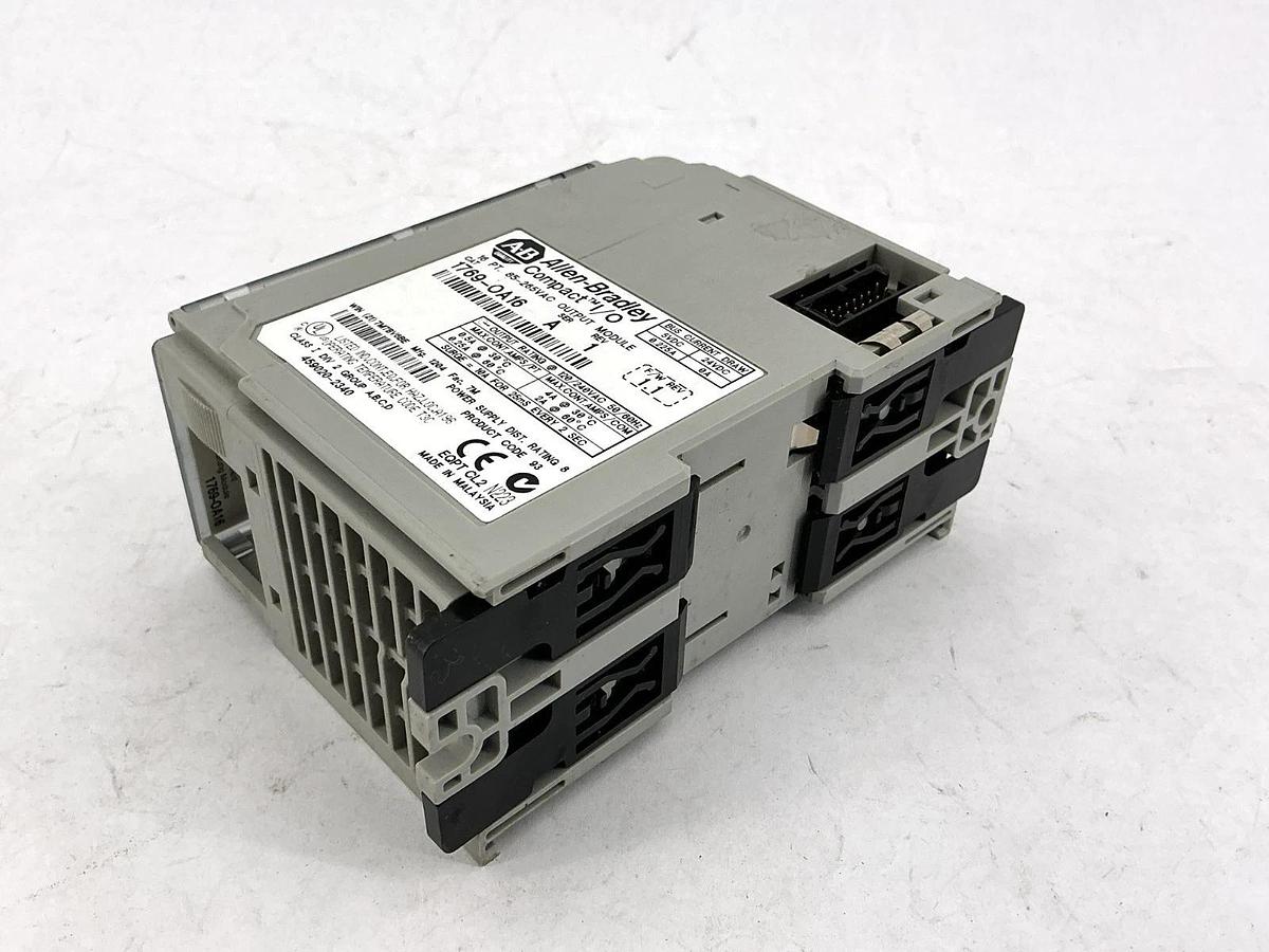 Used Allen Bradley 1769-OA16 Ser A Compact I/O Output Module 16PT 85-265VAC