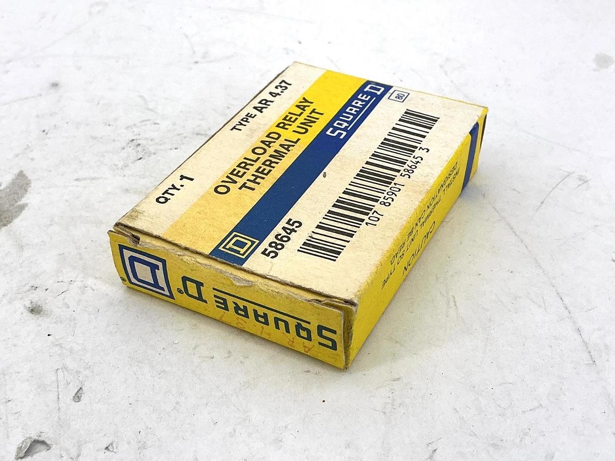 Lot of 3 New Square D AR-4.37 Overload Relay Thermal Unit