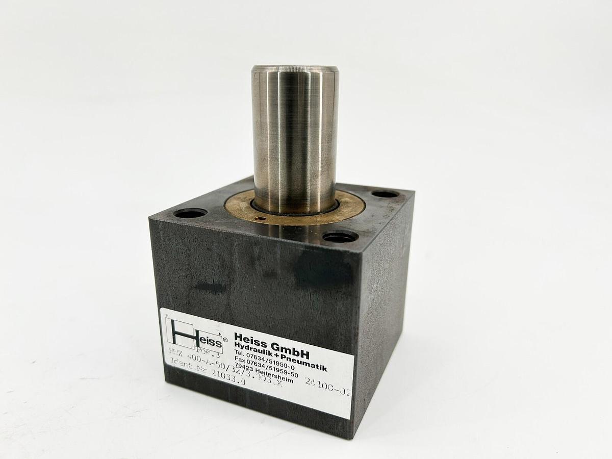 New Heiss HWZ 400-A-50/32/3.003.X Hydraulic Cube Cylinder