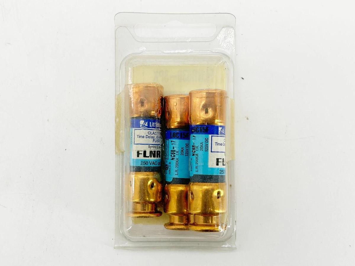 New Littelfuse FLNR030 Time Delay Dual Element Fuse 30A 250VAC 3 Pack