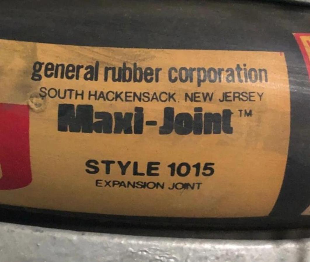 New General Rubber Style 1015 Expansion Joint 12" ID 19" OD x 8" - No Box