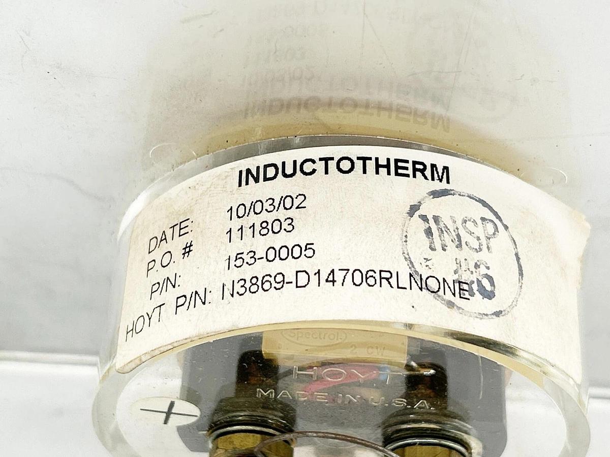 New Inductotherm 153-0005 Gauge 500 Kilowatt Max N3869-D14706RLNONE