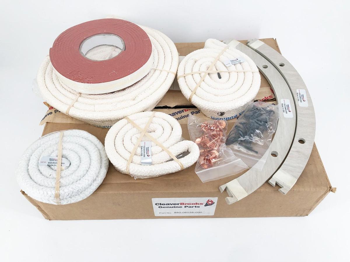 New Cleaver Brooks 880-06038-000 Fireside Gasket Kit For CBEX Elite 100-125 HP