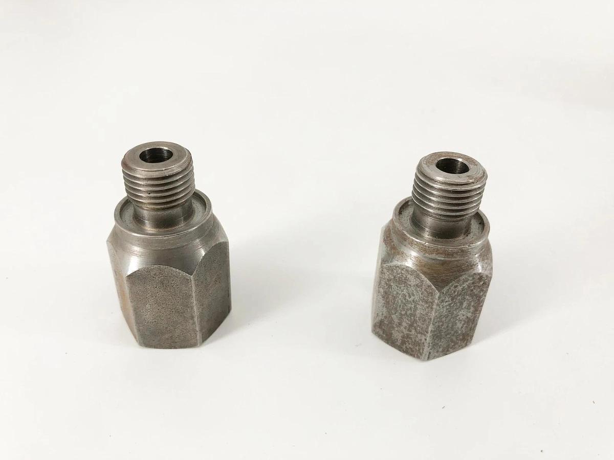 Box of 2 New Bosch Rexroth R978017187 ADPT G 1/4 X 1/4 NPT W/ BNH SEAL RG 22-09
