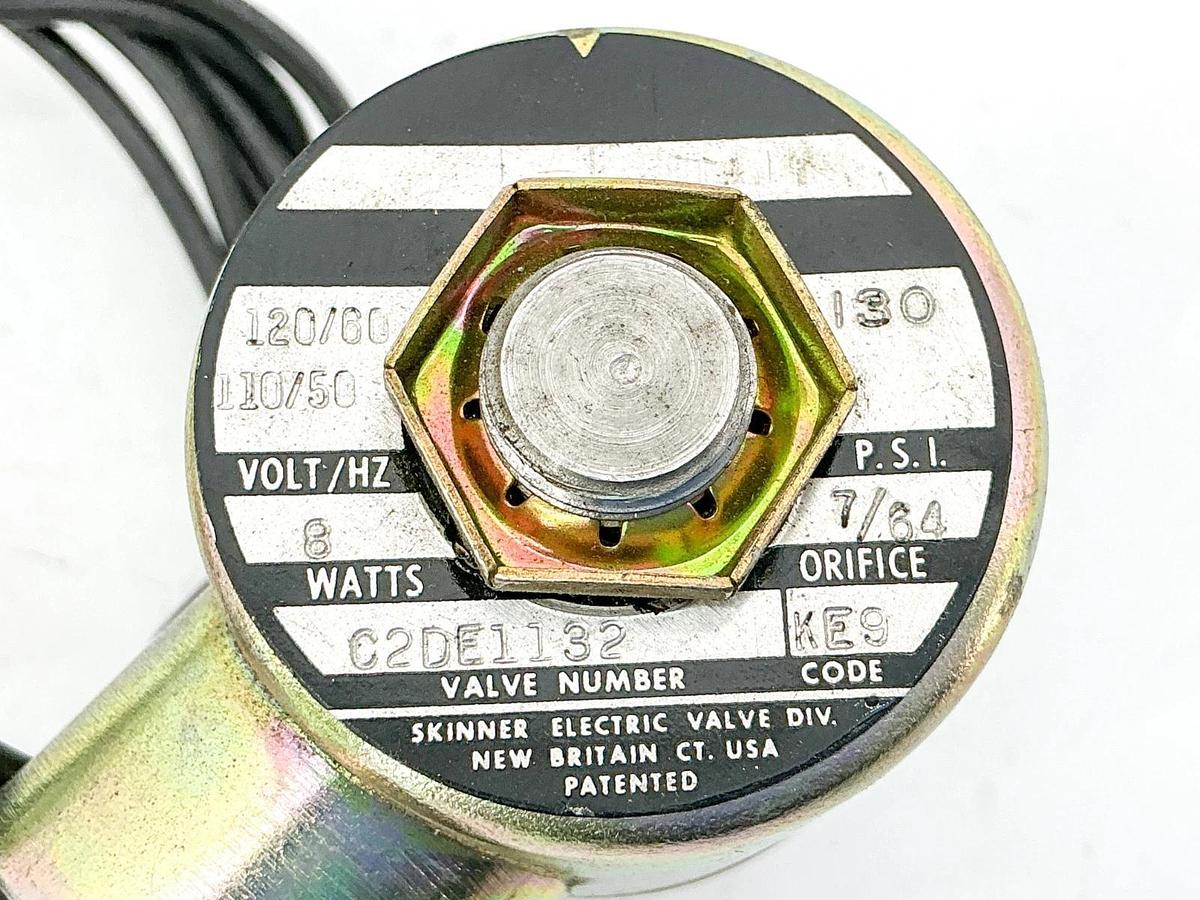 New Skinner C2DE1132 Solenoid Coil 110/120V 50/60Hz 8W 64PSI