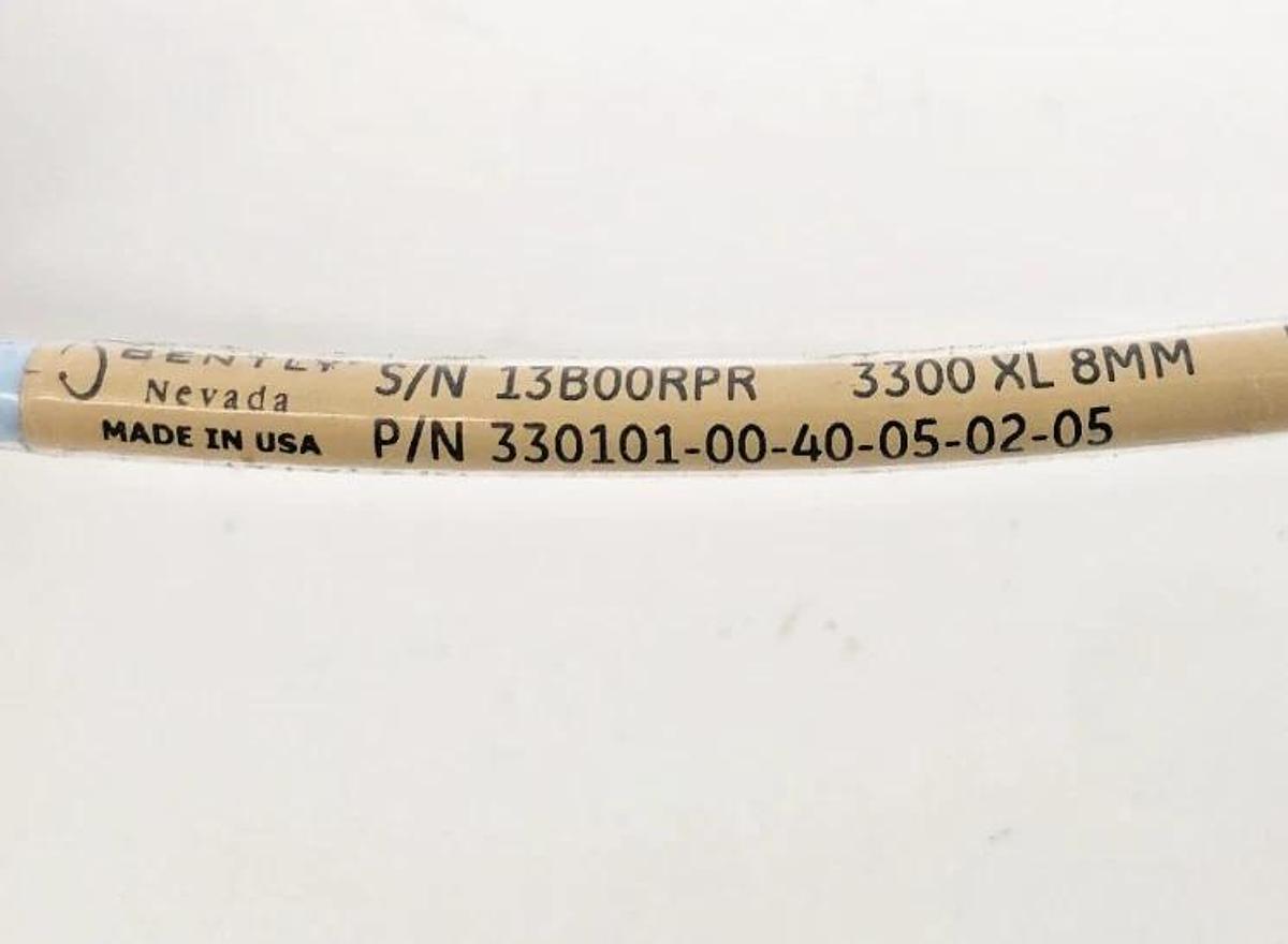 New Bently Nevada 330101-00-40-05-02-05 Proximity Probe 3300 XL 8MM - No Box