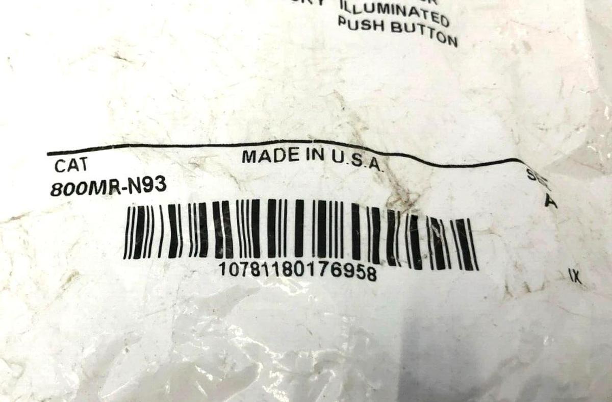 Lot of 3 New Allen Bradley 800MR-N93 Ser. A Illuminated Push Button Guards