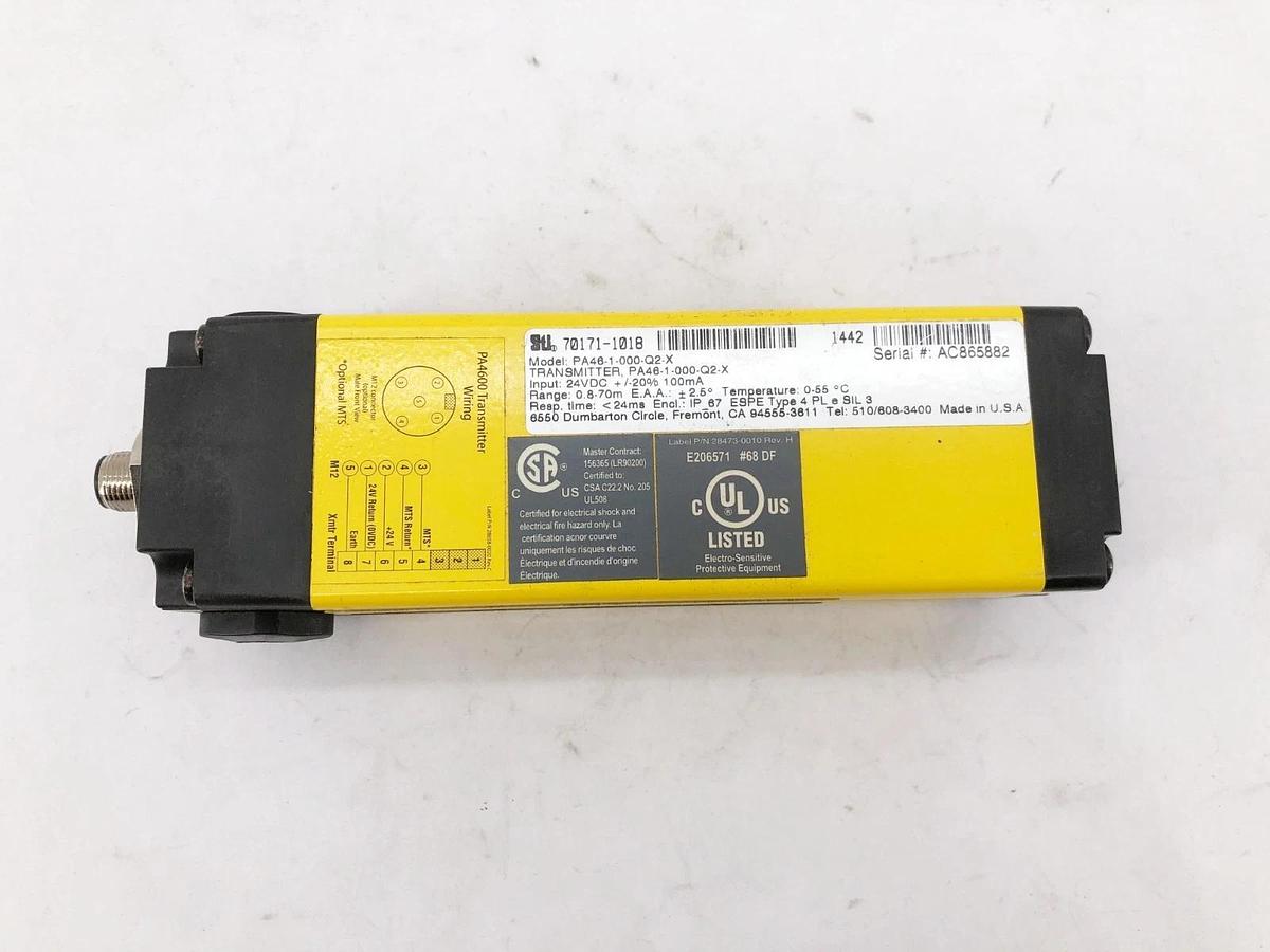 New STI PA4600 Light Curtain Transmitter 70171-1018 / PA46-1-000-Q2-X - No Box