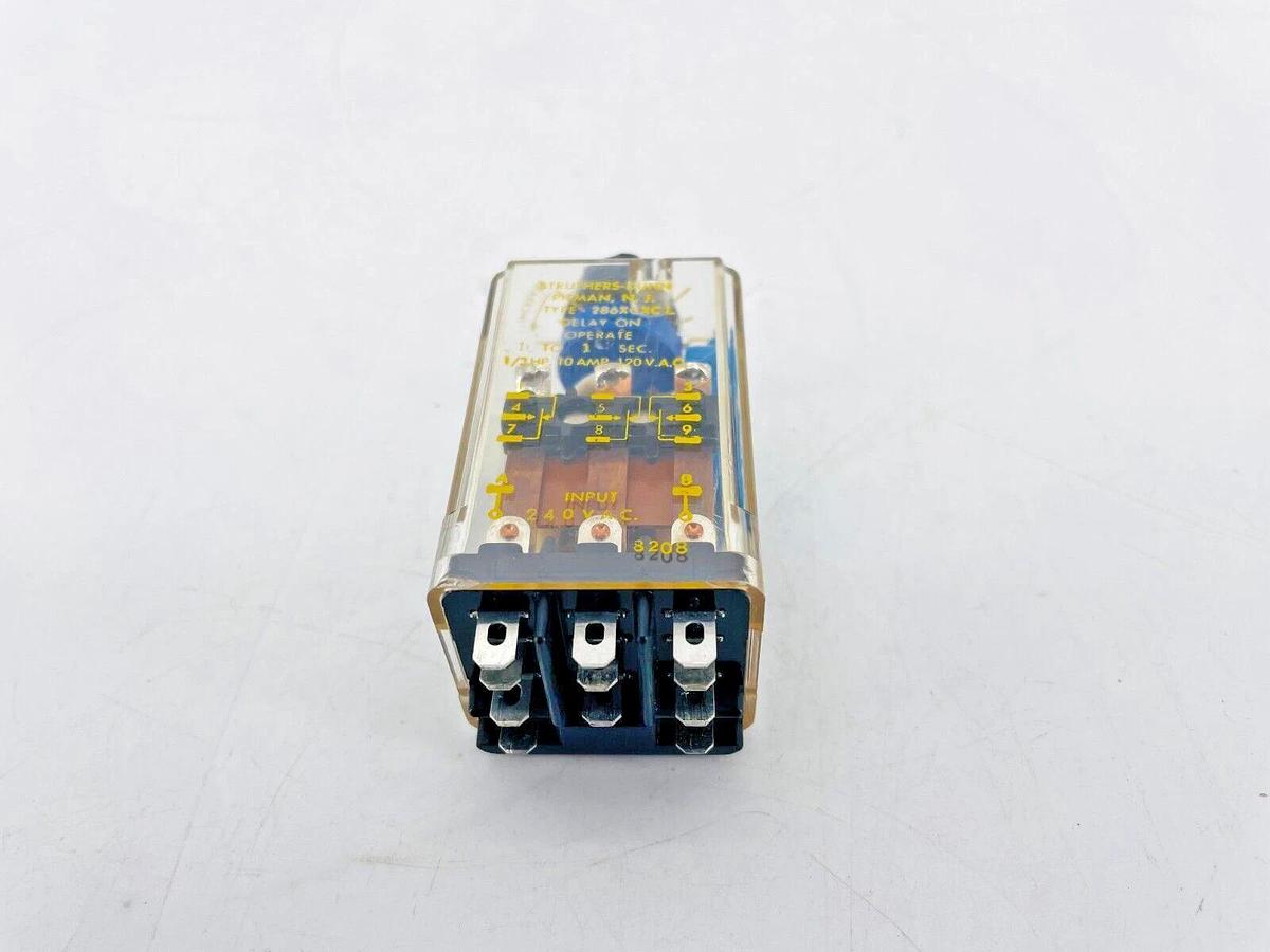 New Struthers Dunn 286XCXC-060-120VAC Delay Relay 1/3HP 10A 120V 286XCXC-L
