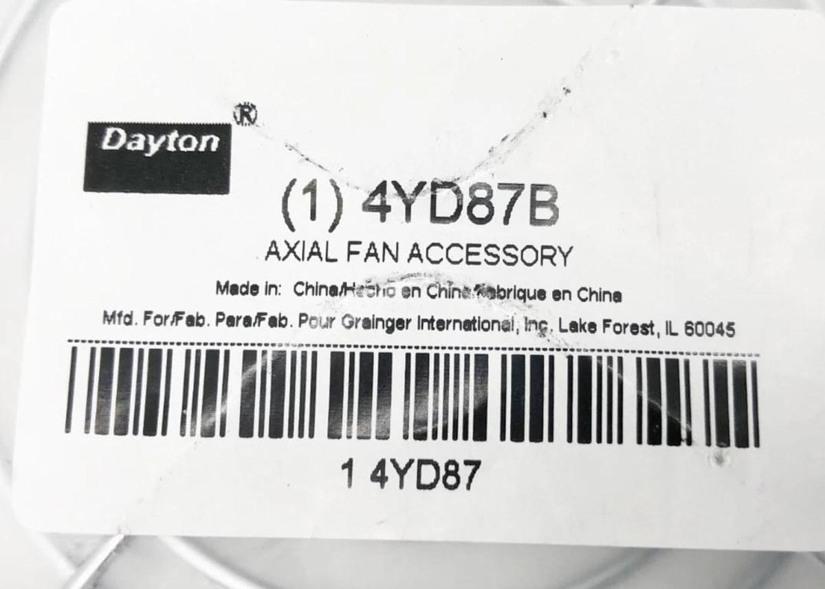 Lot of 6 New Dayton 4YD87B Axial Fan Cover Accessories