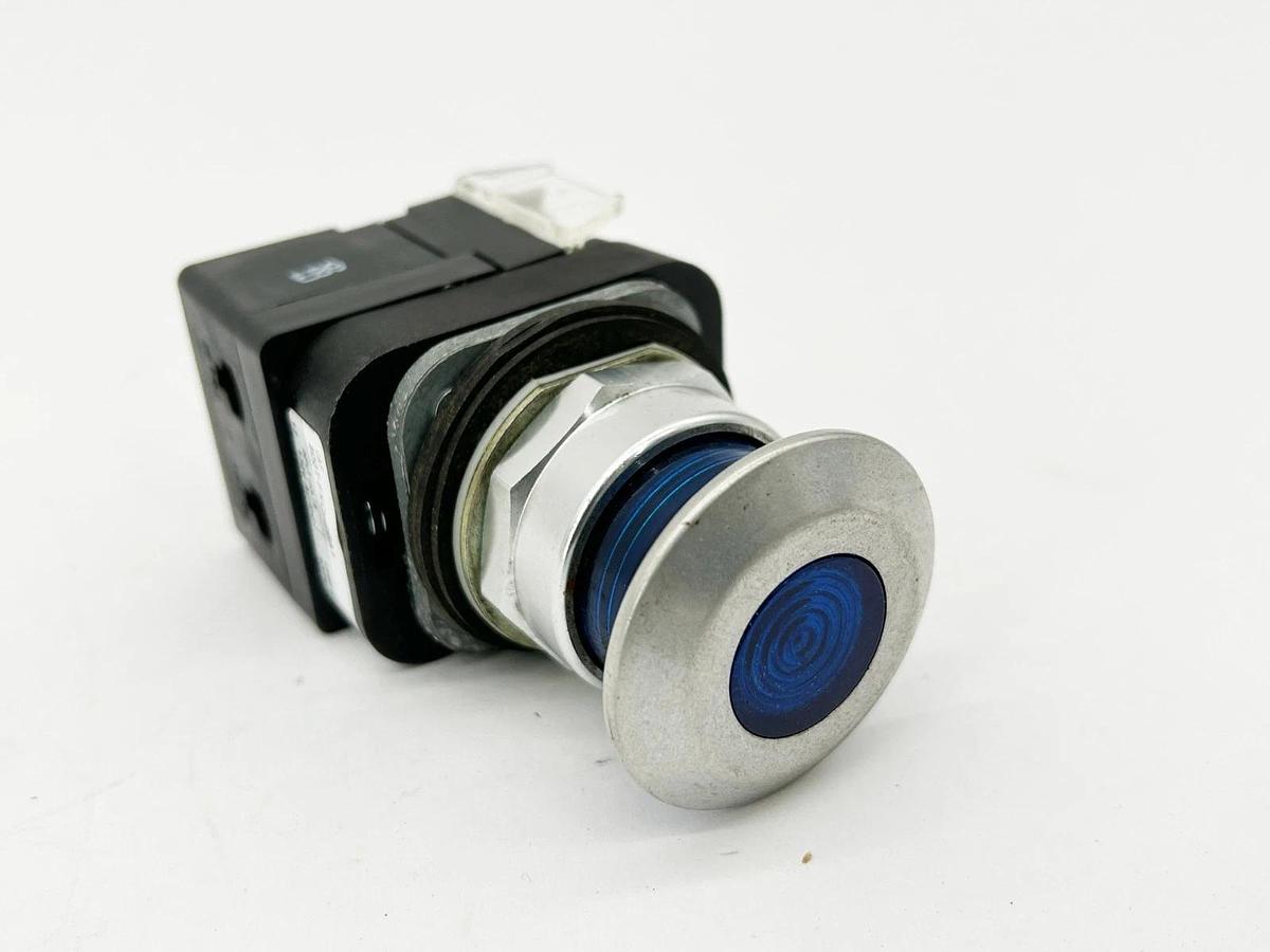 New Allen Bradley 800T-FXQH2BA1 Pushbutton 2 Position 130V Blue Head LED No Box