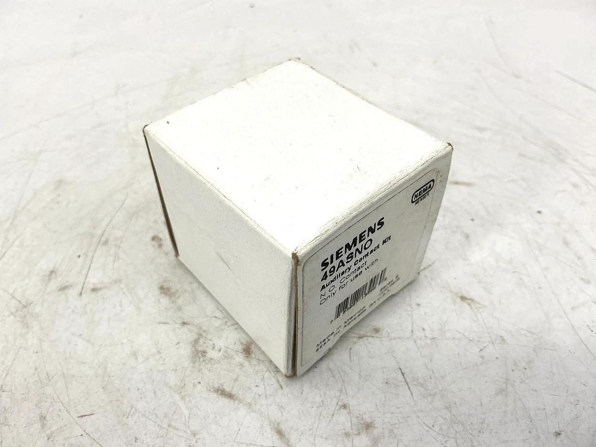 New Siemens 49ASNO Ser B Auxiliary Contact Kit 1-NO Contact NEMA Rating A600
