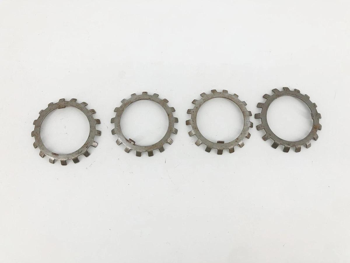 Lot of 4 New W-10 Lock Washers 50.59mm Bore 74.21mm OD - No Box