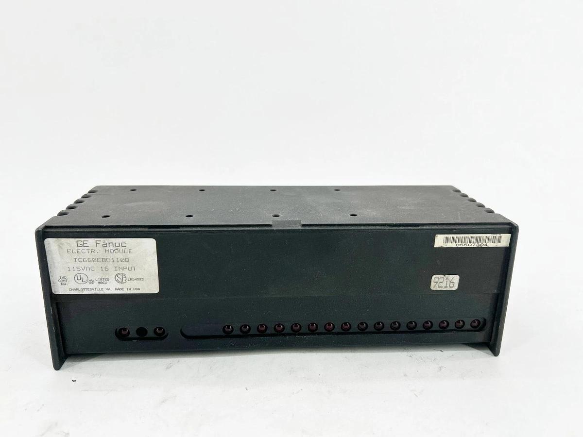 Used GE Fanuc IC660EBD110D Electr Module 115V 16 Input