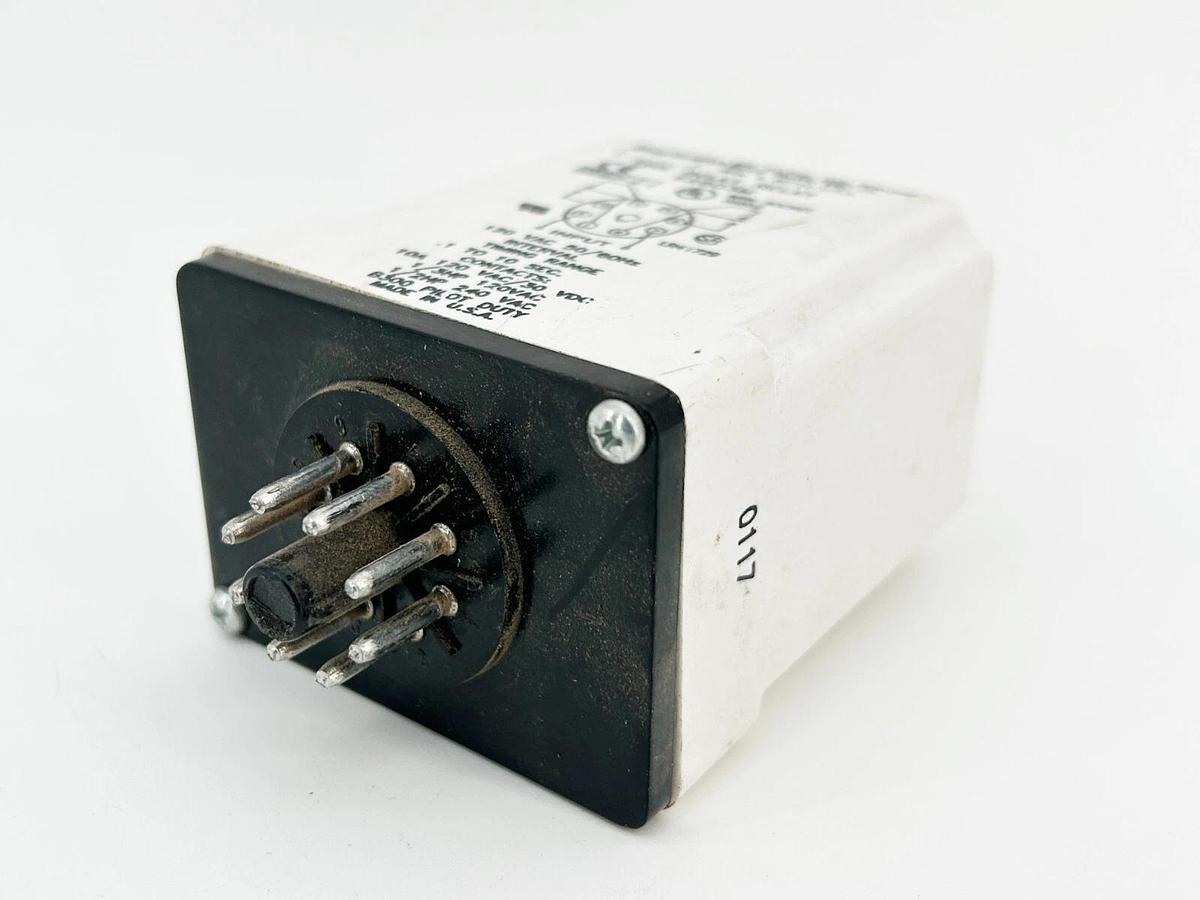 Used Dayton 6X603M Interval Time Delay Relay 120V 50/60 10 Second