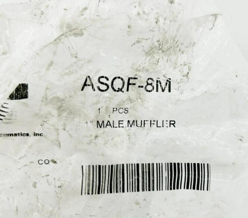 New Arrow Pneumatics ASQF-8M Muffler Aluminum Male 1"