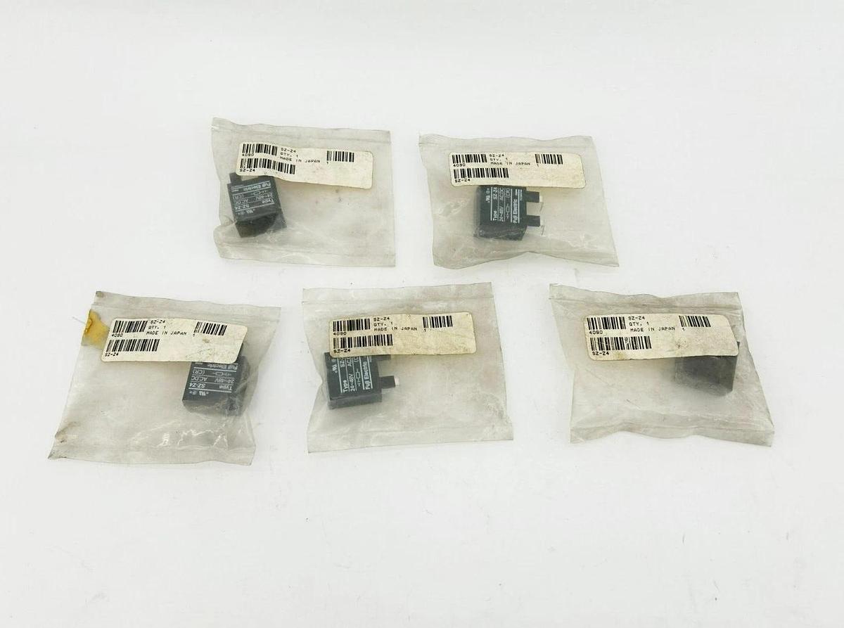 Lot of 5 New Fuji Electric SZ-Z4 Surge Suppressors, 24VAC/48VDC
