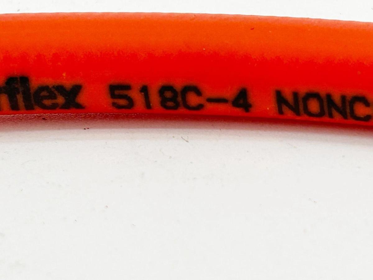 New Parker Parflex 518C-4 Hose 24" Length Orange 3PSI SAE 1/4" ANSI 150PSI 7MPA