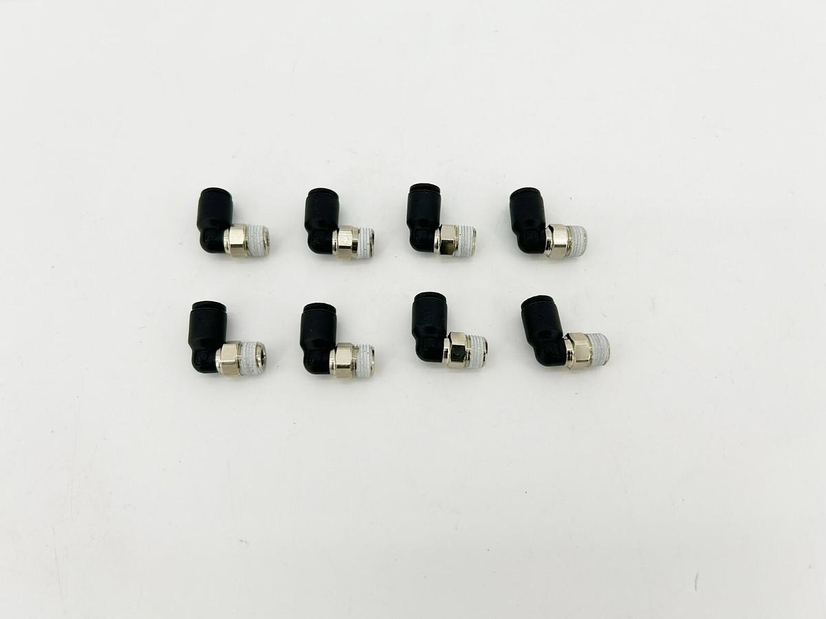 Lot of 8 New Lawson 98201 Male Elbows, BSPT, 6mm Tube, 1/8" Thrd