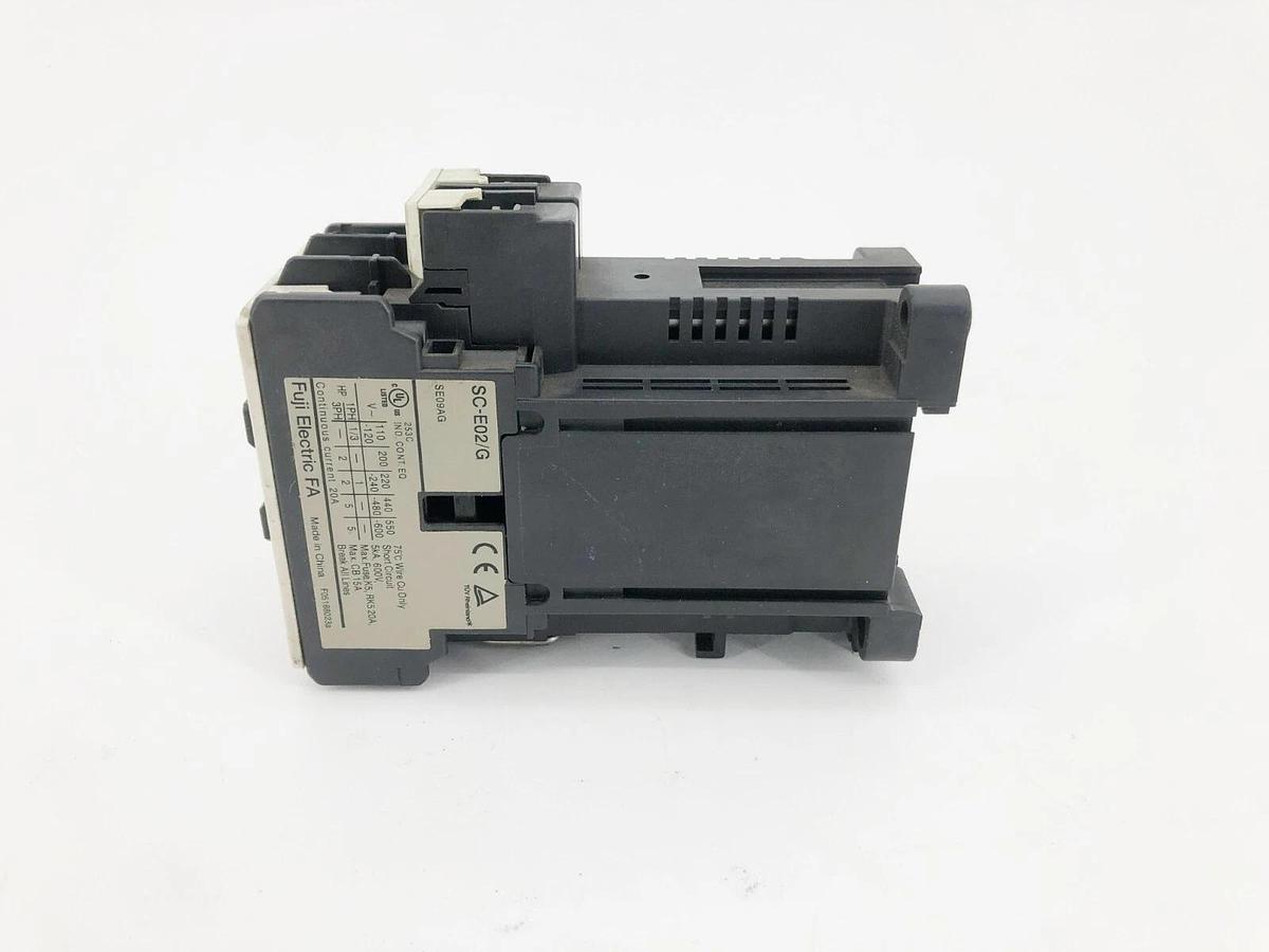New Fuji Electric SC-E02/G Contactor 24VDC Coil