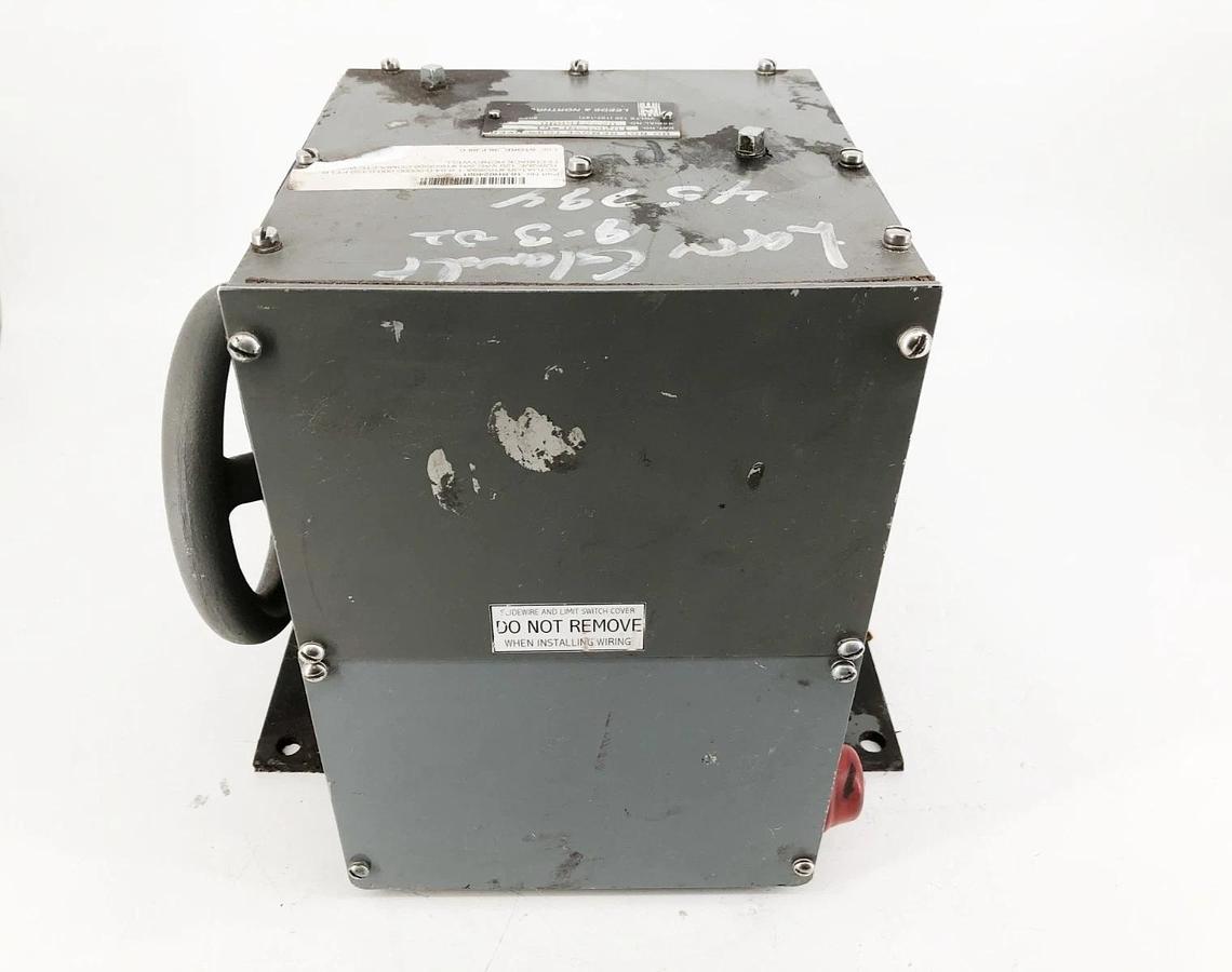 Used Leeds & Northrup 10269-60-G1 High-Torque Actuator Model D 120VAC 150 LB/FT
