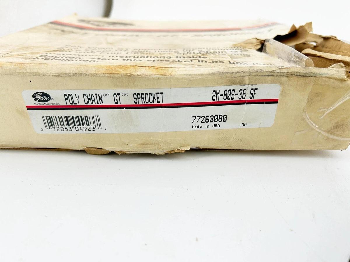 New Gates 8M-80S-36 SF Poly Chain GT Sprocket 77263080