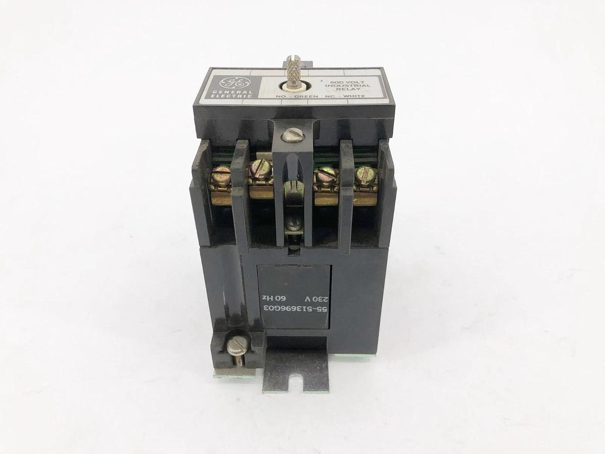 New General Electric CR120B03103 Industrial Relay 230V 10A 600V Max - No Box