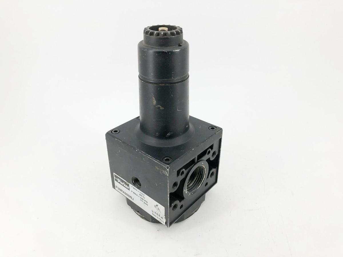 Used Parker P3NRA98BNJ Regulator 1" NPT 250psi