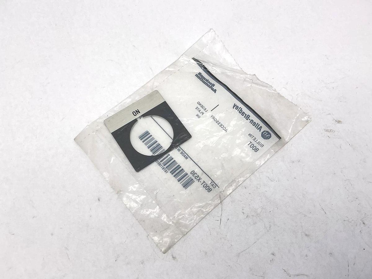 Lot of 2 New Allen Bradley 800T-X530 Ser A Legend Plate On Accessory