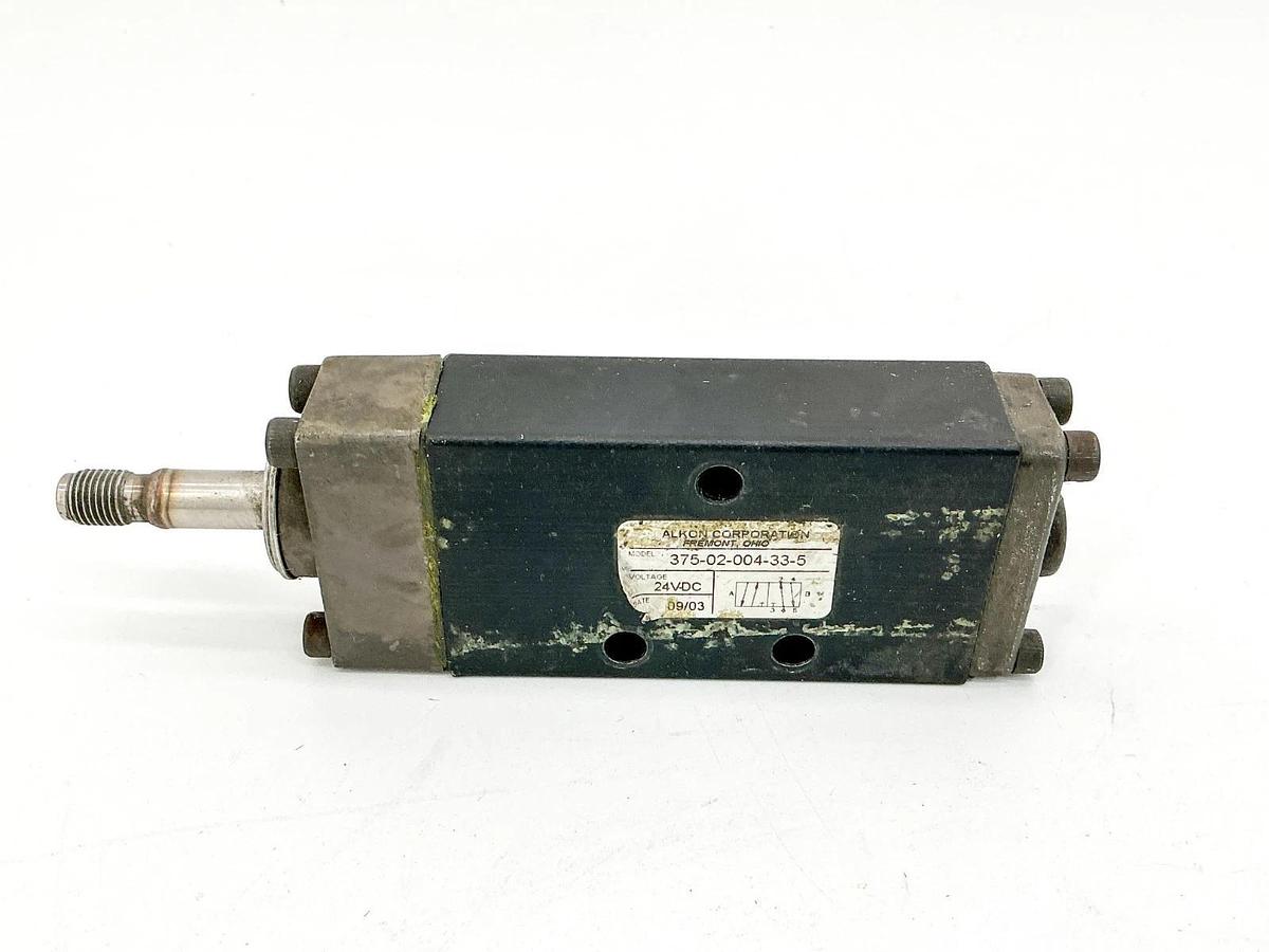 Used Alkon 375-02-004-33-5 Solenoid Valve 24VDC