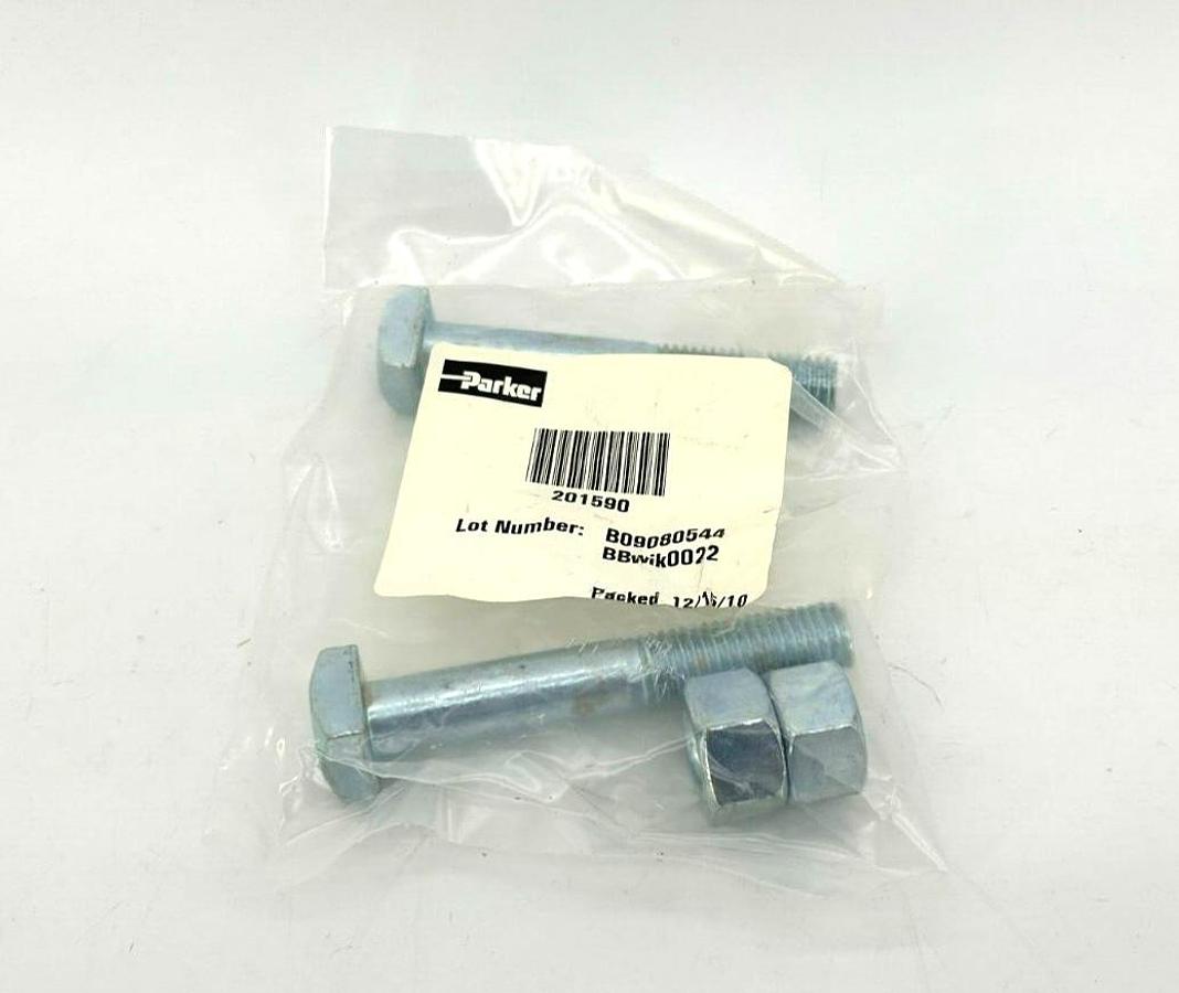 New Parker 201590 Flange Bolt and Nut