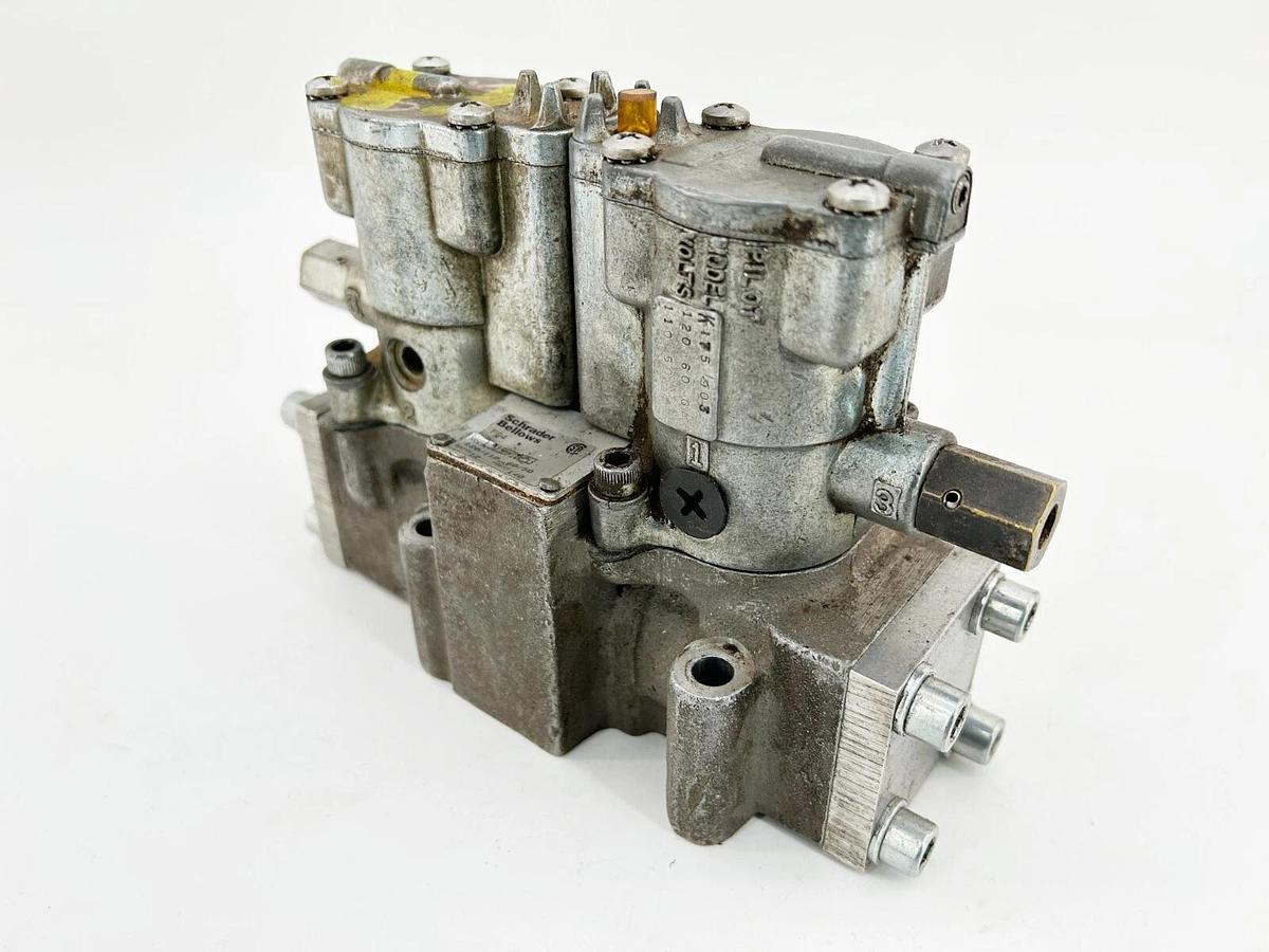 Used Schrader Bellows L5155910253 Solenoid Valve 120Vac 1/2 4W2P DBL