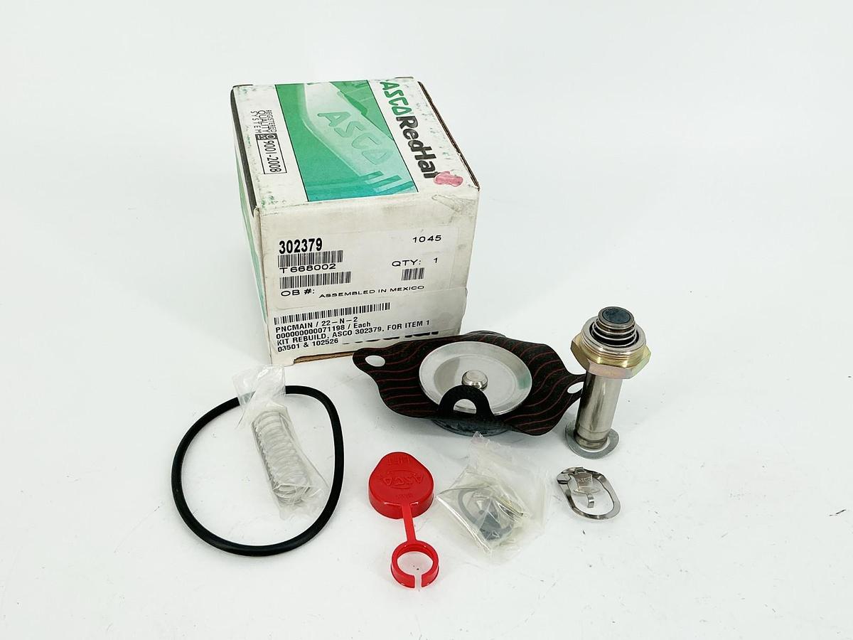 New Asco 302379 Solenoid Valve Rebuild Kit