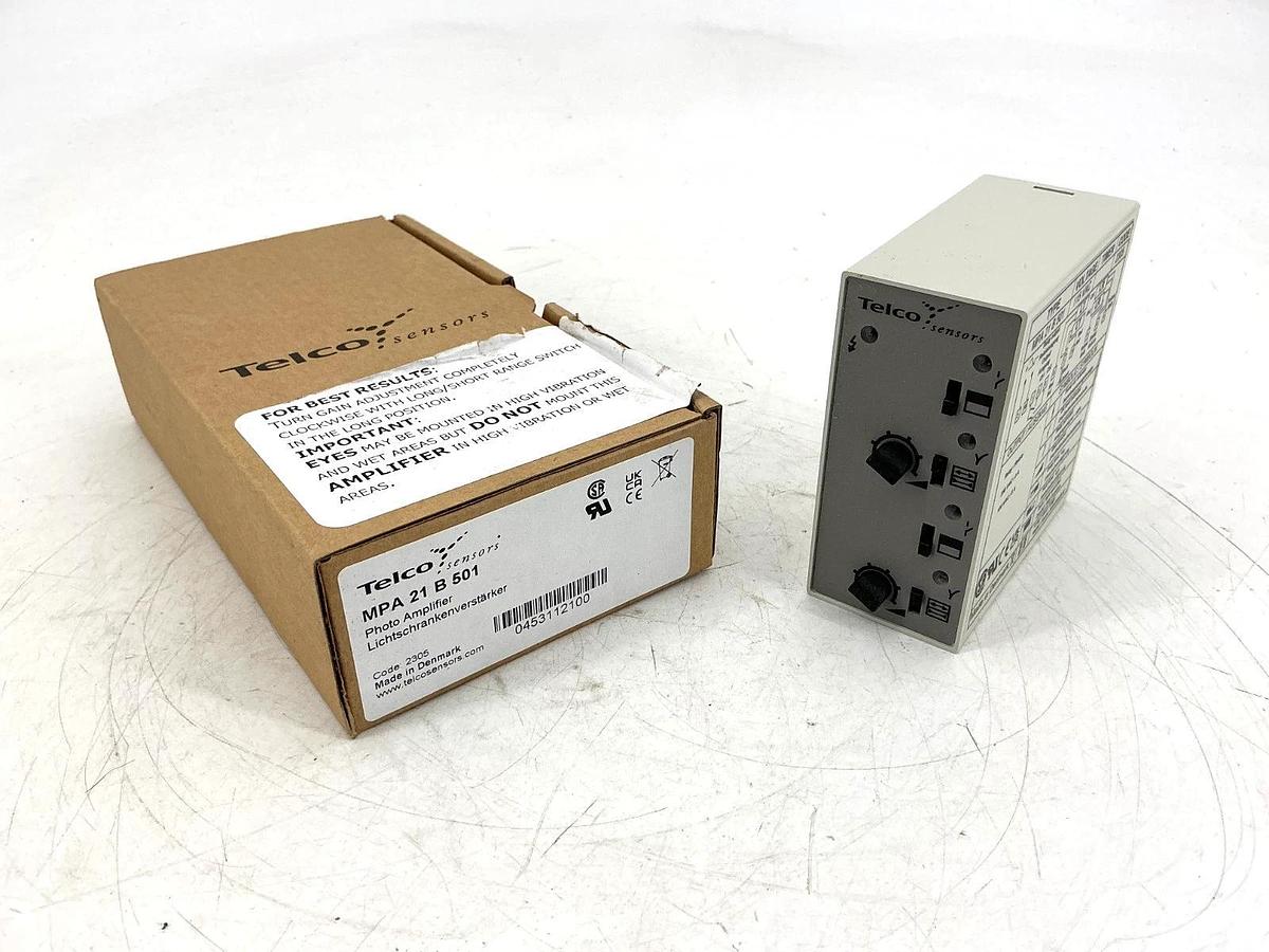 New Telco MPA-21-B-501 Photo Amplifier Relay 11-Pin 115VAC 0453112100 MPA21B501