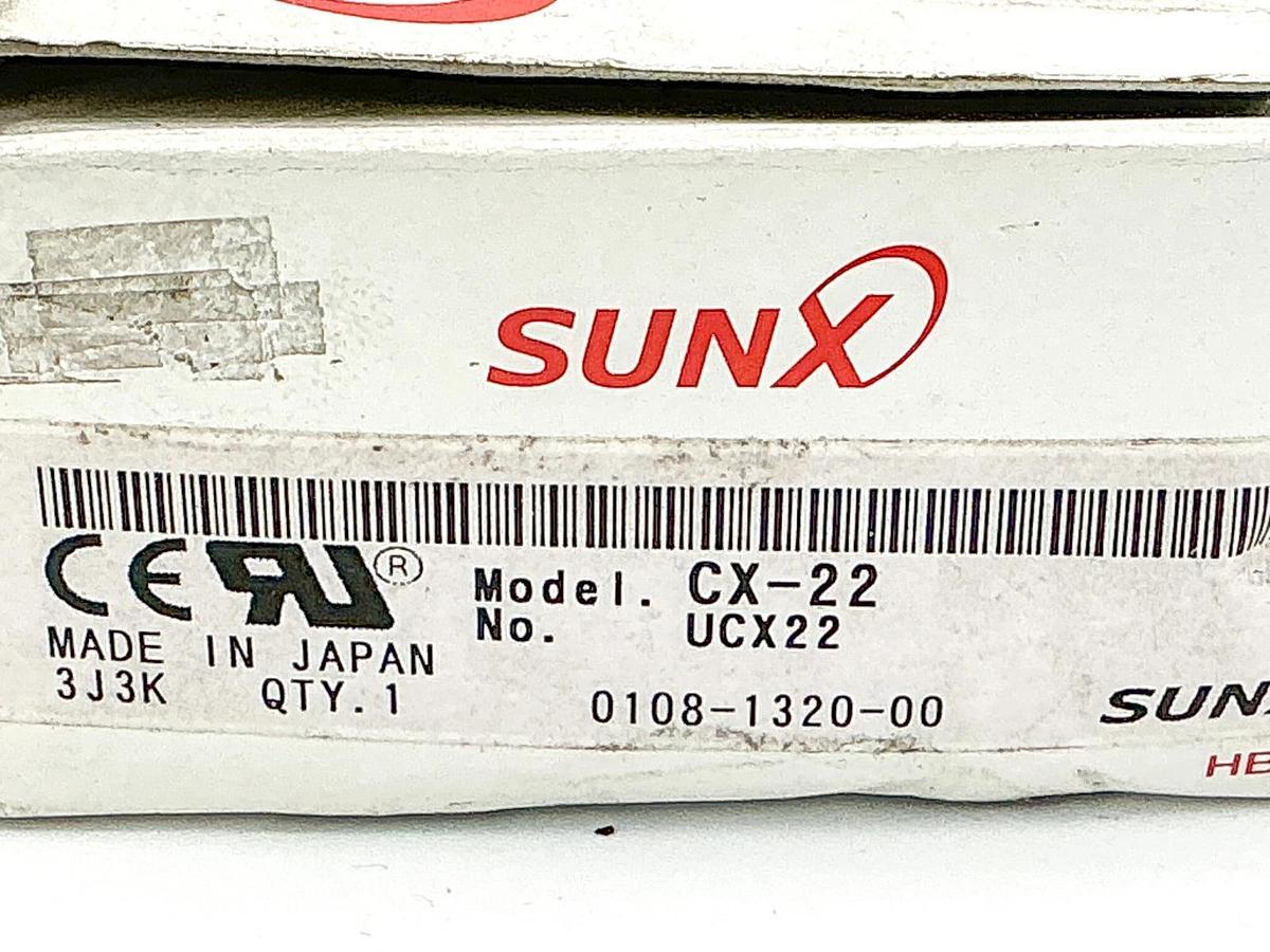 New SunX CX-22 Photoelectric Sensor UCX22