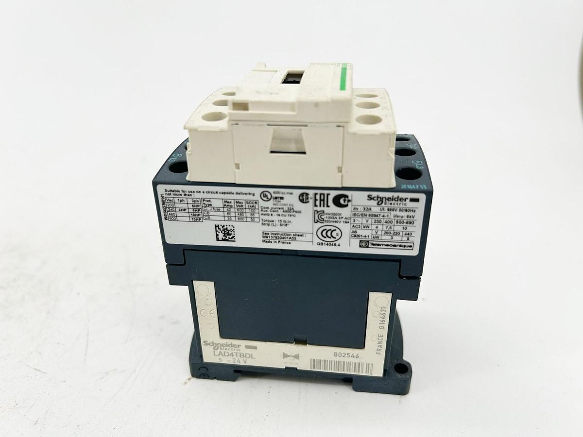 Used Schneider LC1D18JL Contactor 600V 18A IEC Option