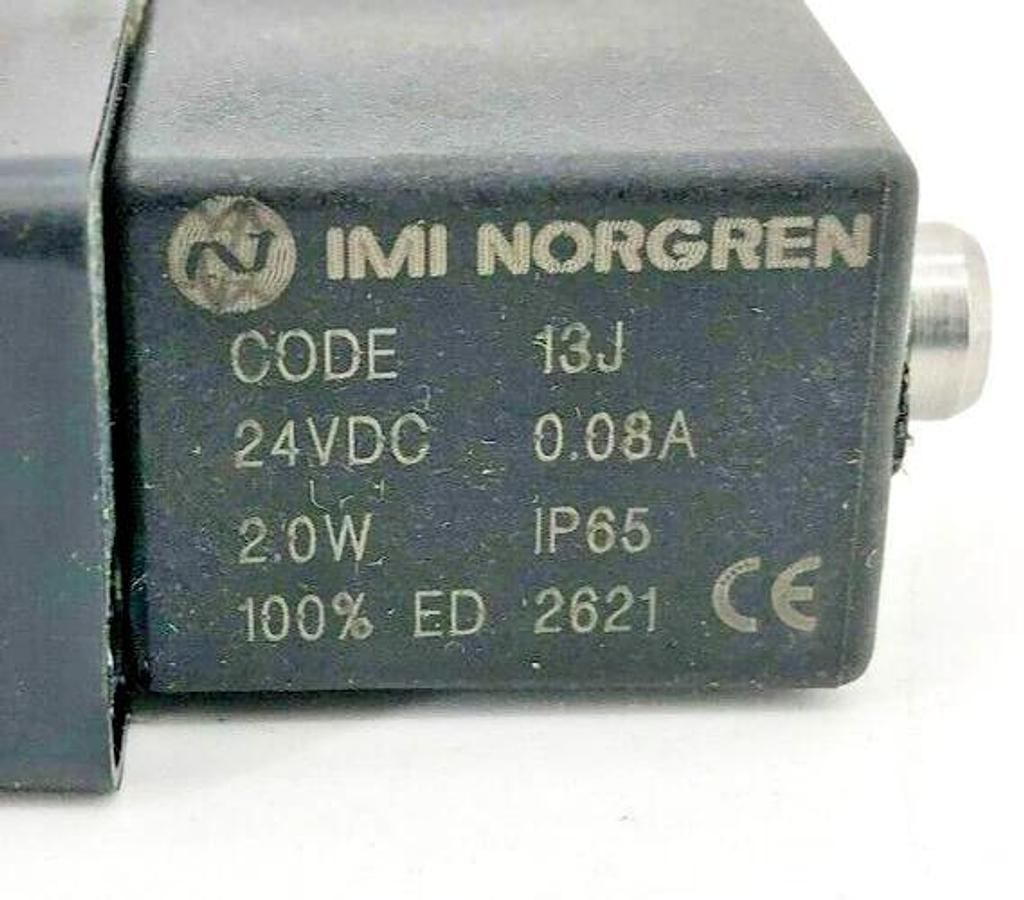 New Norgren V61R511A-A213JB Solenoid Valve 1/4"NPT 24VDC 145 PSIG