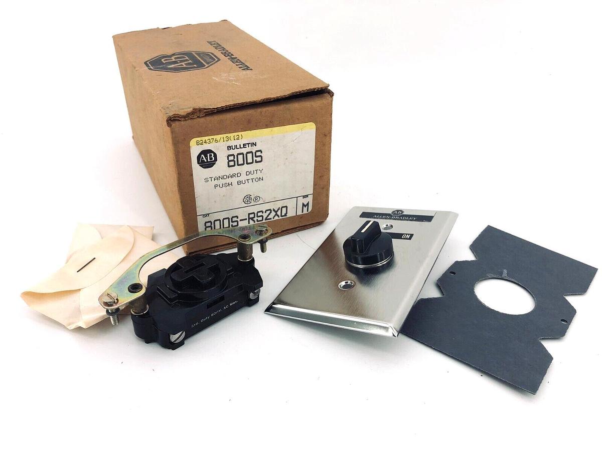 Allen Bradley 800S-RS2XQ Push Button On-Off Standard Duty