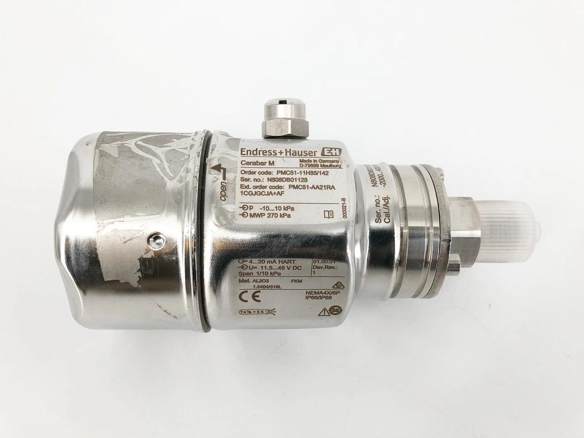 New Endress+Hauser PMC51-AA21RA1CGJGCJA+AF Pressure Transmitter - No Box