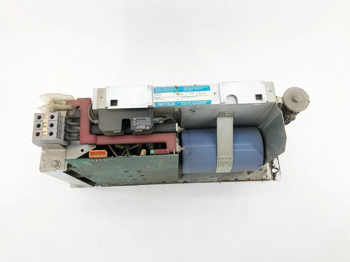 Used Electro-Craft 9101-0112 Servo Drive Model PSM-50 Type BRU-500