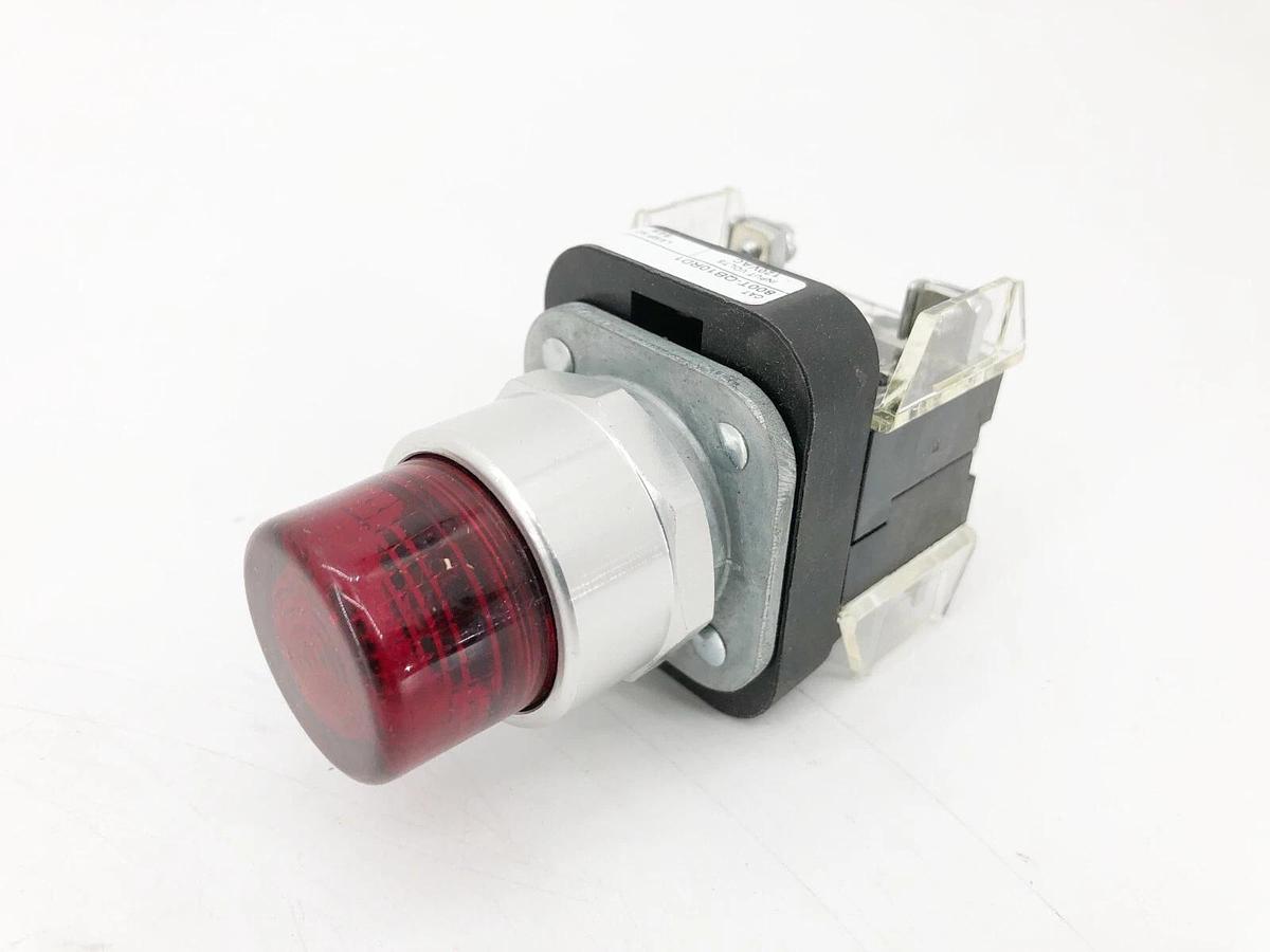 New Allen-Bradley 800T-QB10RD1 Ser. T Red Illuminated Pushbutton 120V