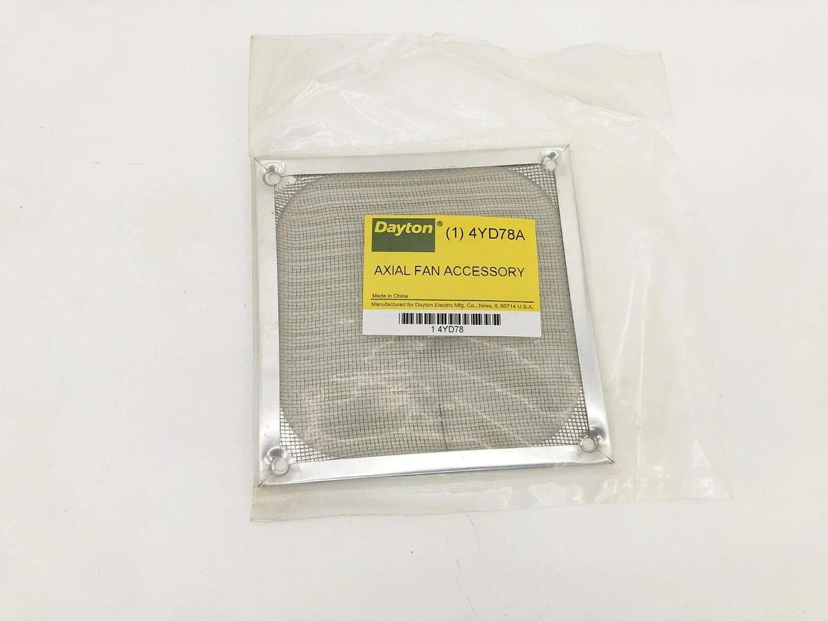 Lot of 2 New Dayton 4YD78A Compact Axial Fan Guards Aluminum Mesh