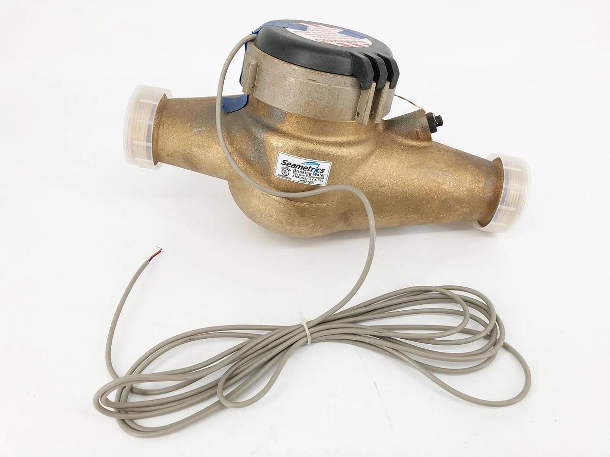 New SeaMetrics MJNR-150-100G Flow Meter 1-1/2" 100 Gal/Pulse MH61231
