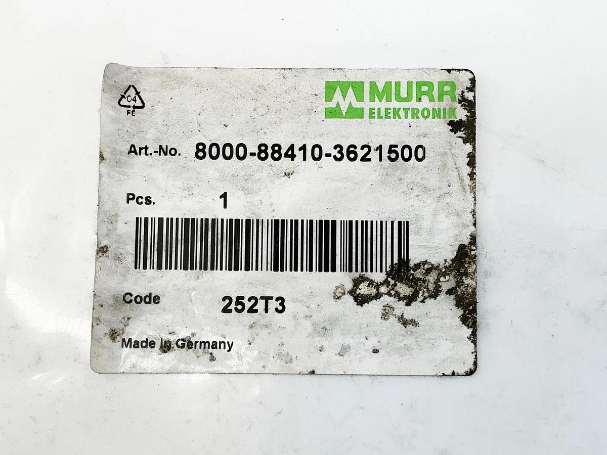 Used Murr 8000-88410-3621500 Exact12 4 Pole Moulded Cable 24V 8XM12