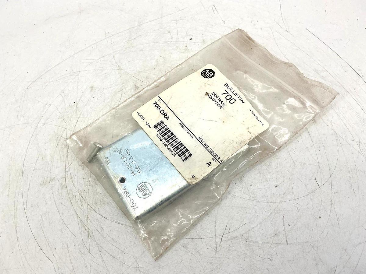 New Allen Bradley 700-DRA Ser A Din Rail Adapter Plate Silver 700DRA