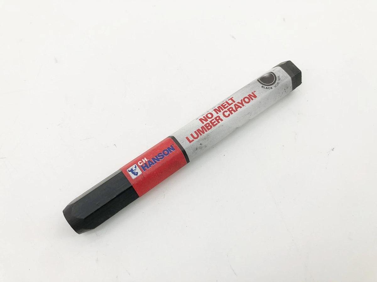 Lot of 23 New CH Hanson 10384 No-Melt Lumber Crayons Black